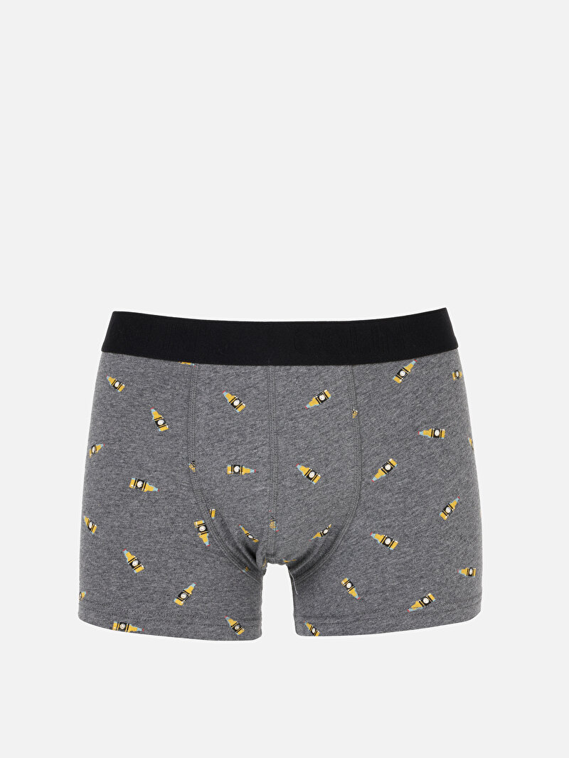 Modern Fit  Erkek Lacivert Boxer
