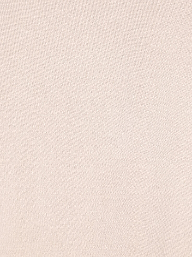 Oversize Fit Yuvarlak Yaka  Erkek Ekru Kısa Kol Tişört