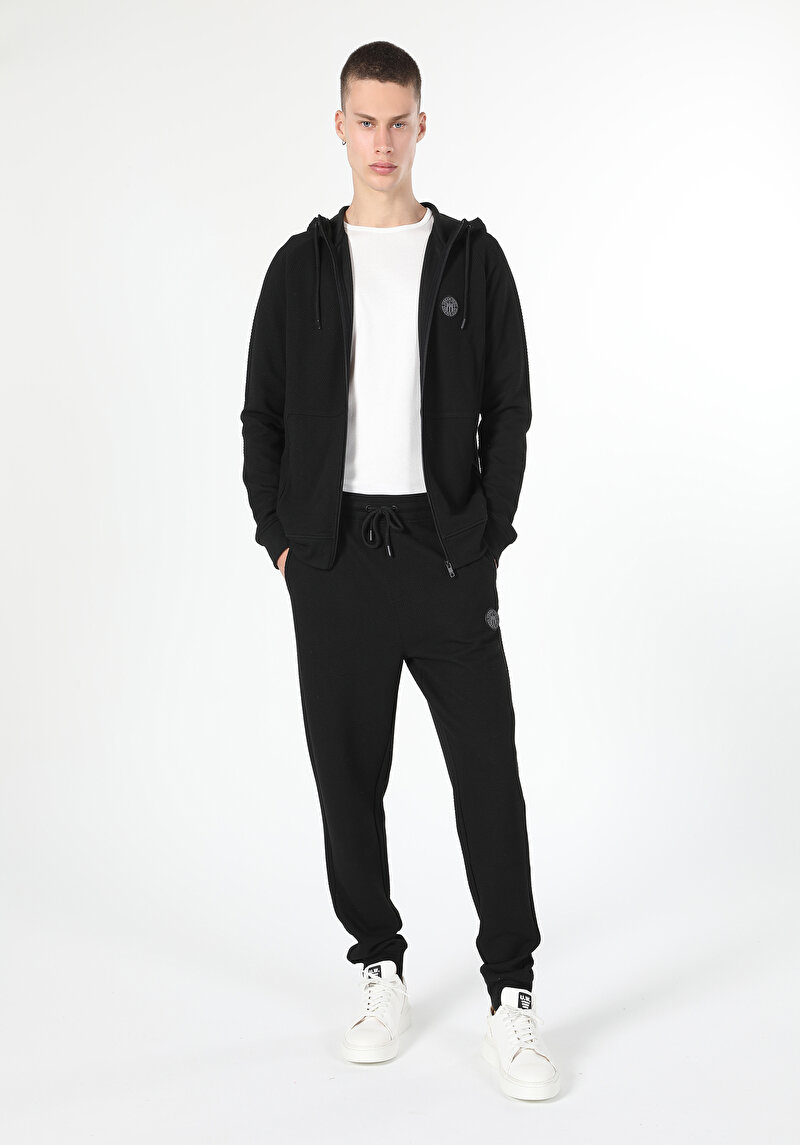 Slim Fit Erkek Siyah Ceket