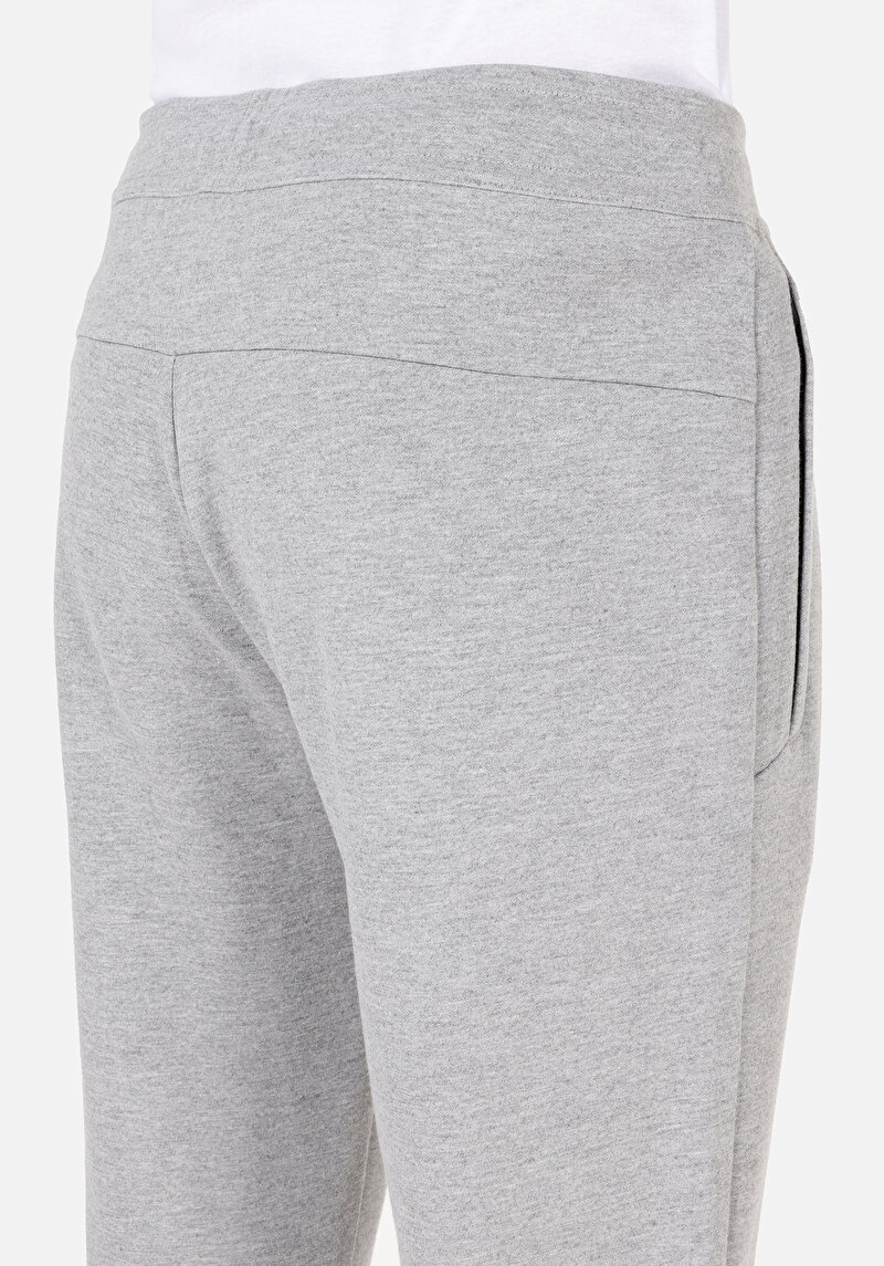 Regular Fit Orta Bel  Erkek Gri Eşofman Altı