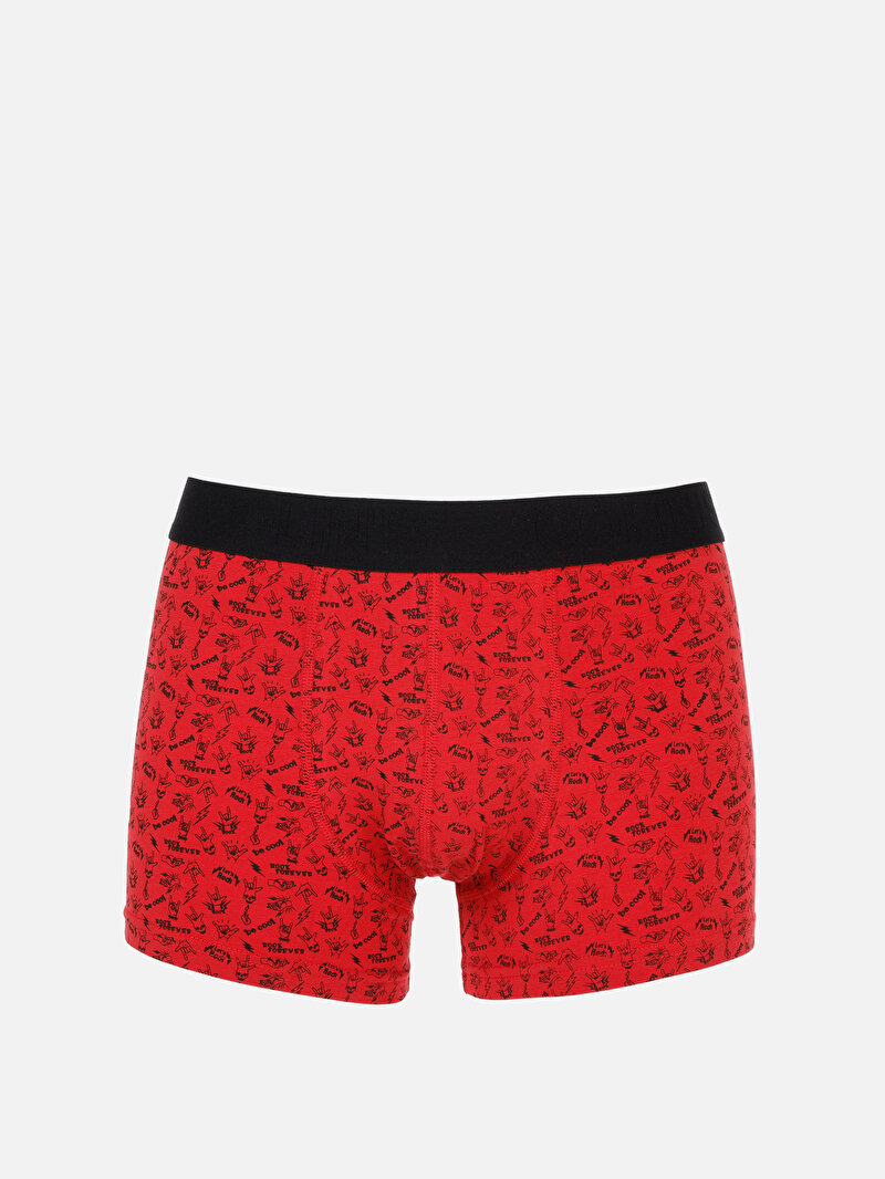 Modern Fit  Erkek Kirmizi Boxer