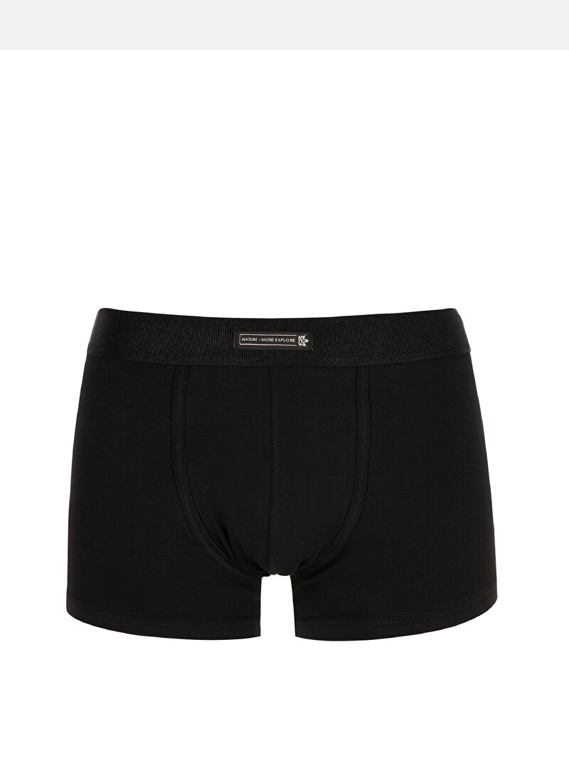 Modern Fit  Erkek Siyah Boxer
