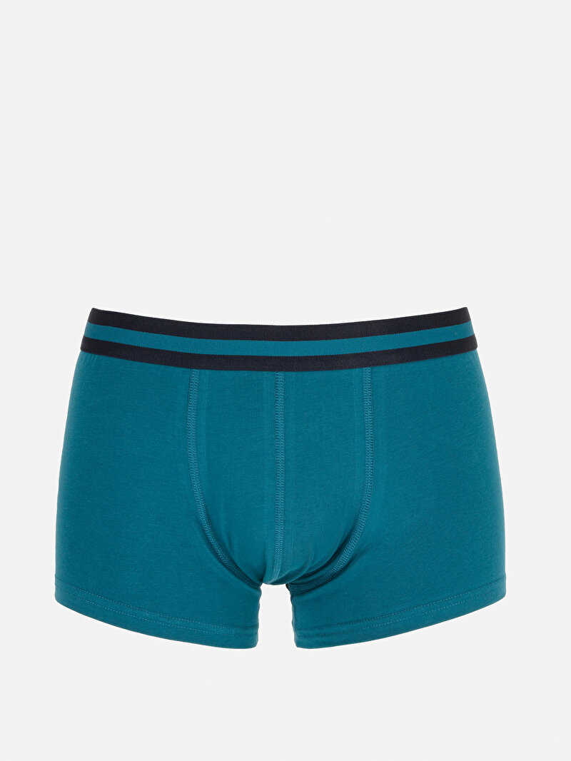 Modern Fit  Erkek Yeşil Boxer