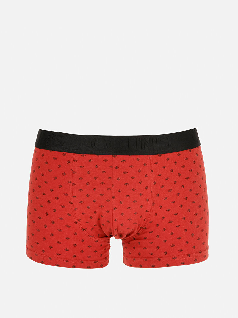 Modern Fit  Erkek Turuncu Boxer