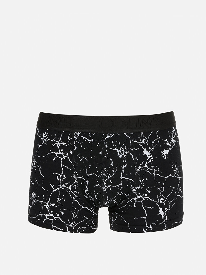 Modern Fit  Erkek Siyah Boxer