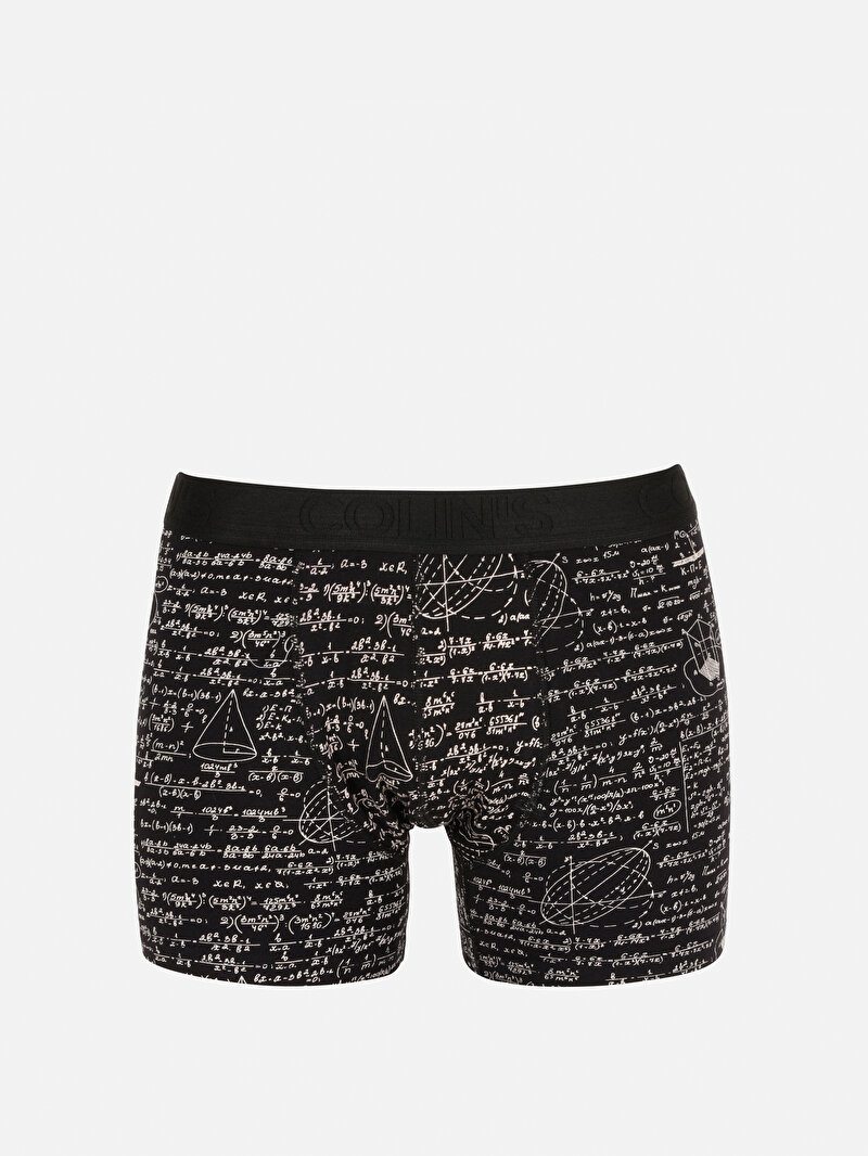 Modern Fit  Erkek Siyah Boxer