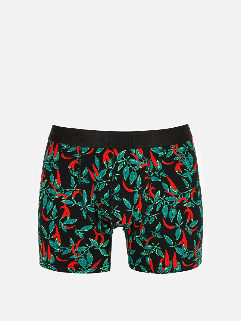 Modern Fit  Erkek Siyah Boxer