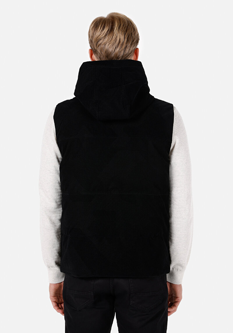 Regular Fit Erkek Siyah Yelek