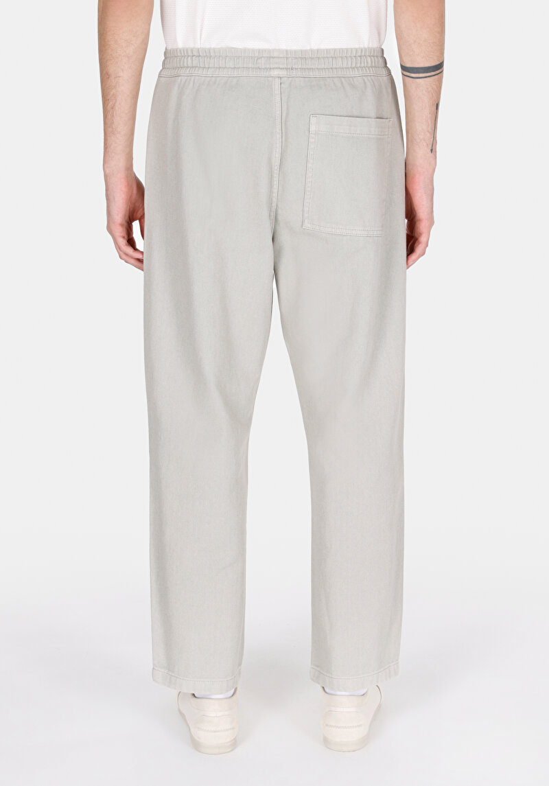 Relaxed Fit Orta Bel Bol Paça Erkek Yeşil Pantolon