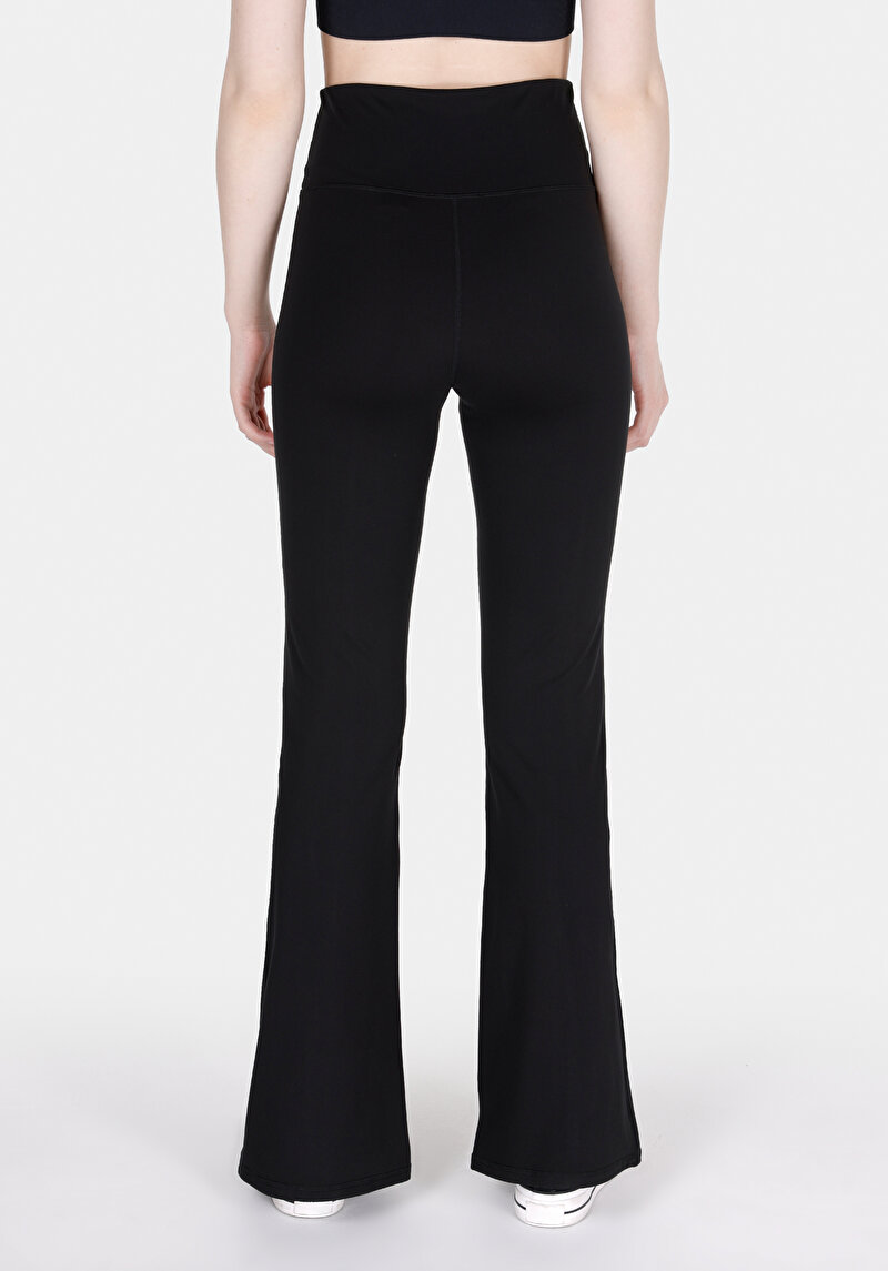 Slim Fit Kadın Siyah Tayt