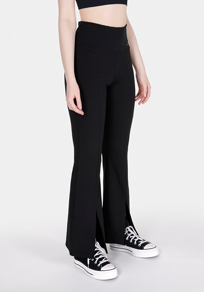 Slim Fit Kadın Siyah Tayt