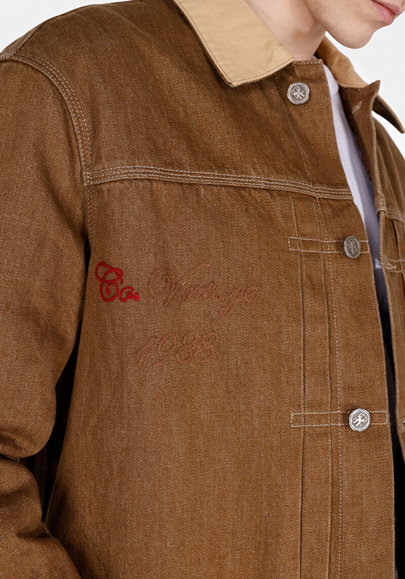 Regular Fit Erkek Kahverengi Ceket