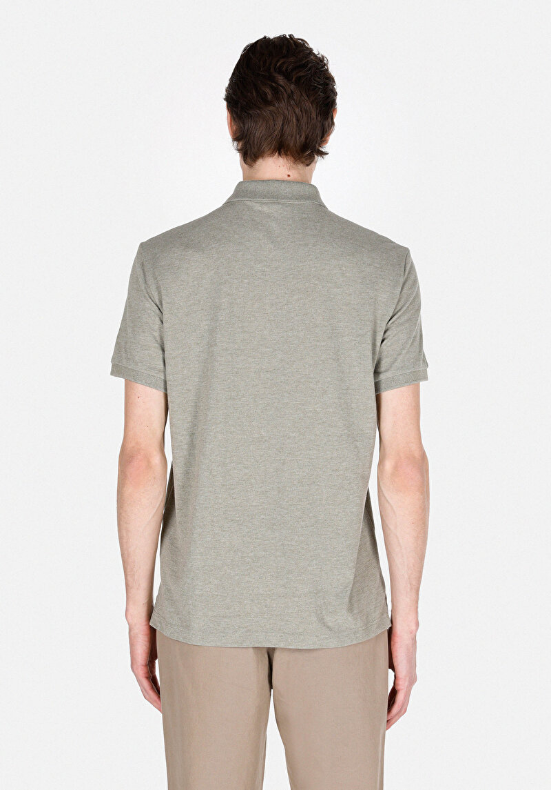 Regular Fit Polo Yaka Düz Erkek Kısa Kol Tişört