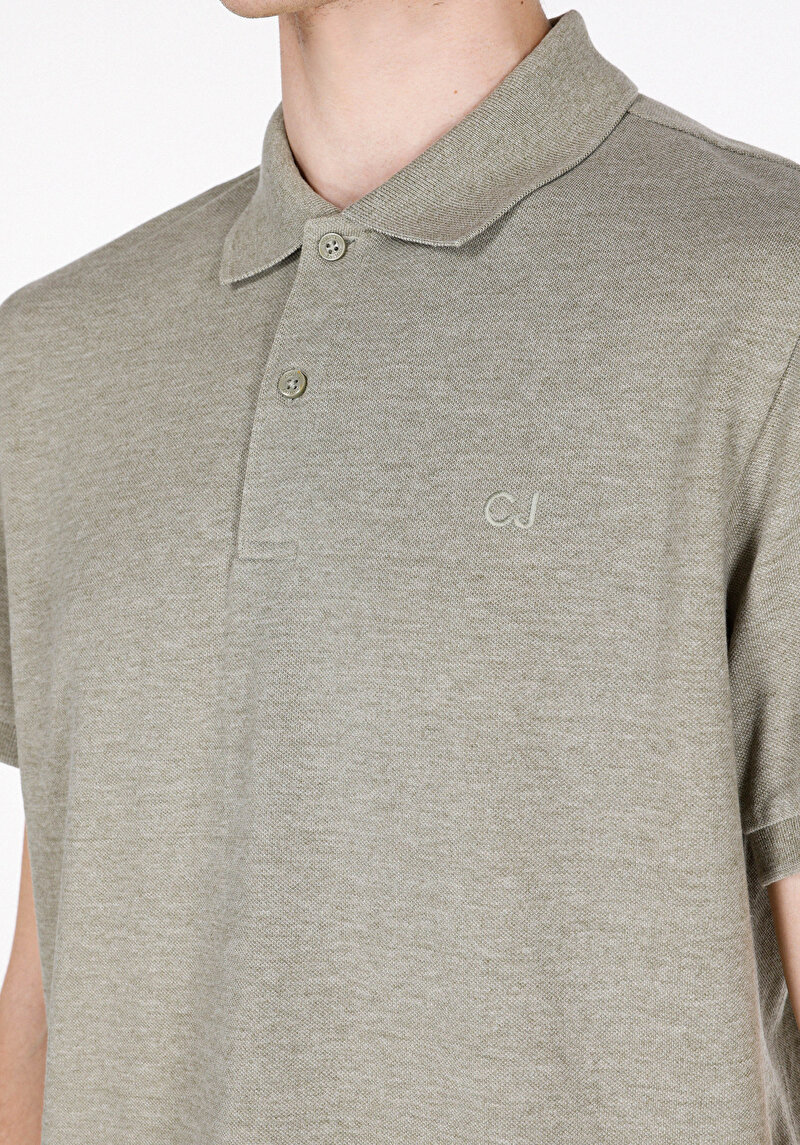 Regular Fit Polo Yaka Düz Erkek Kısa Kol Tişört