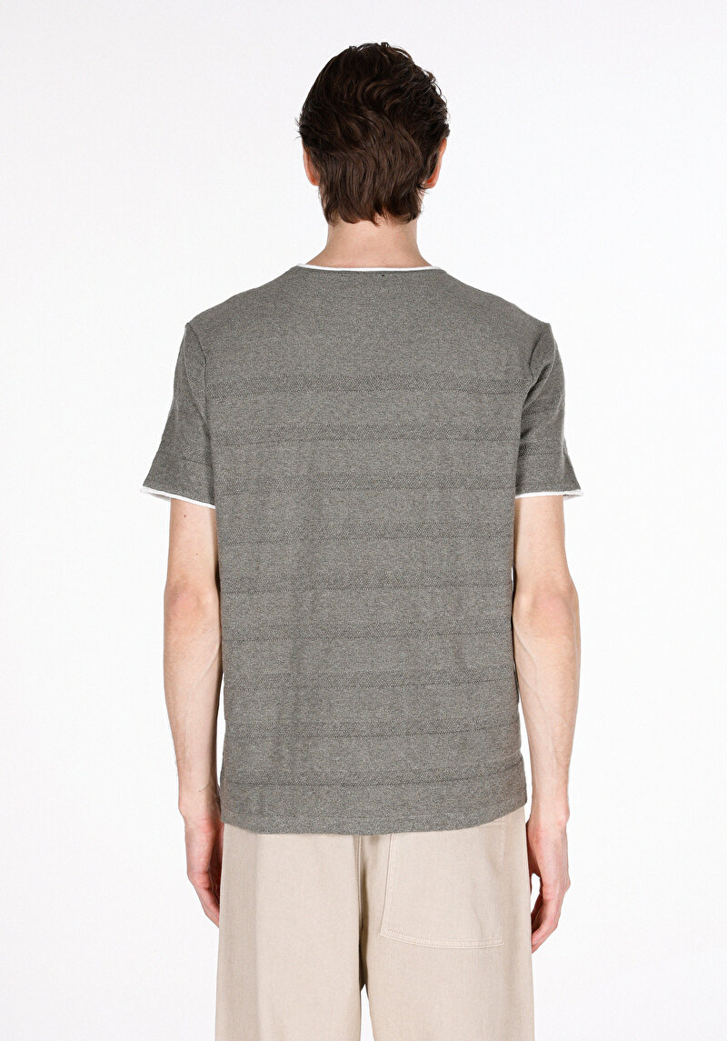 Regular Fit Erkek Yeşil Kazak