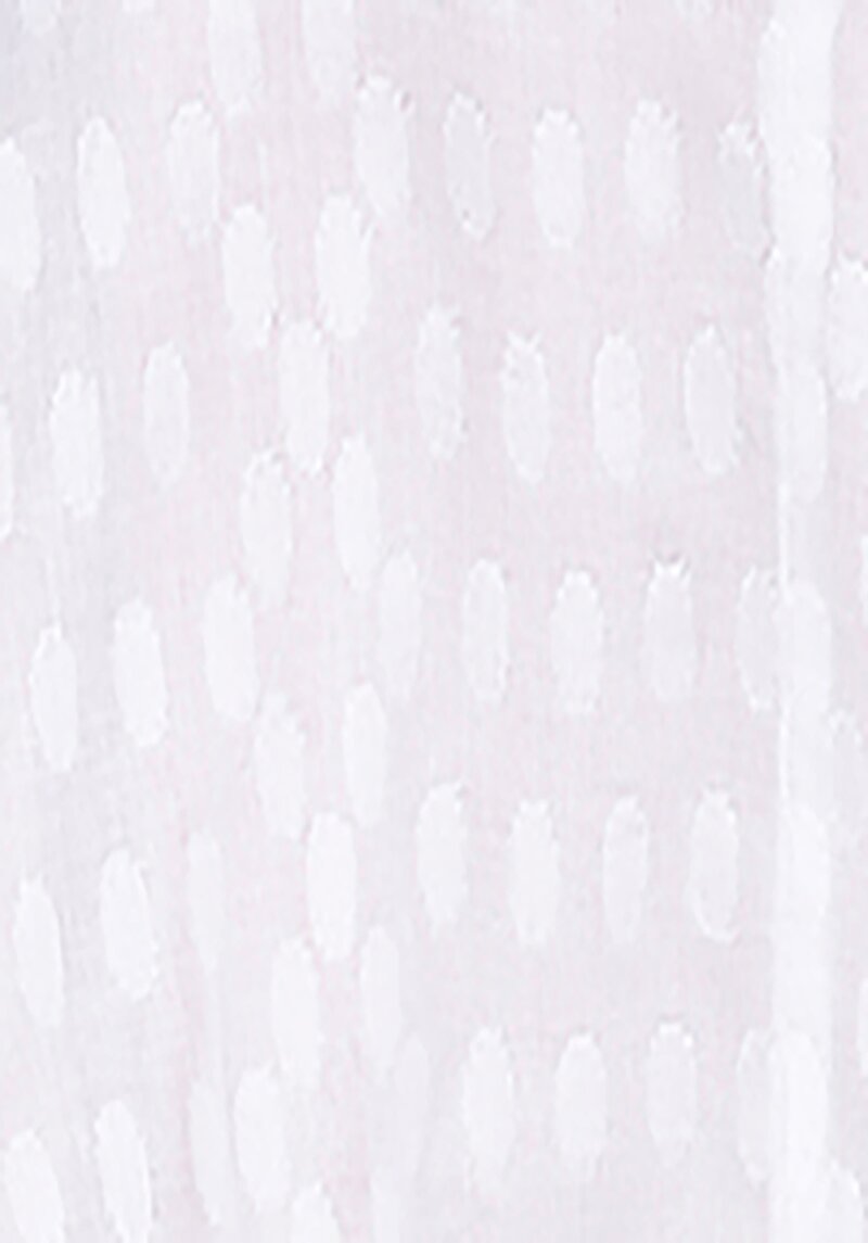 Regular Fit V Yaka  Kadın Beyaz Uzun Kol Gömlek