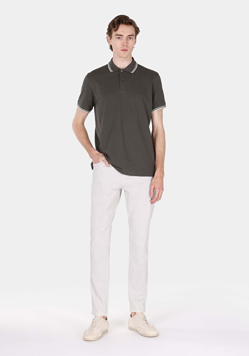 Straıght Fıt Düşük Bel Düz Paça Erkek Taş Pantolon