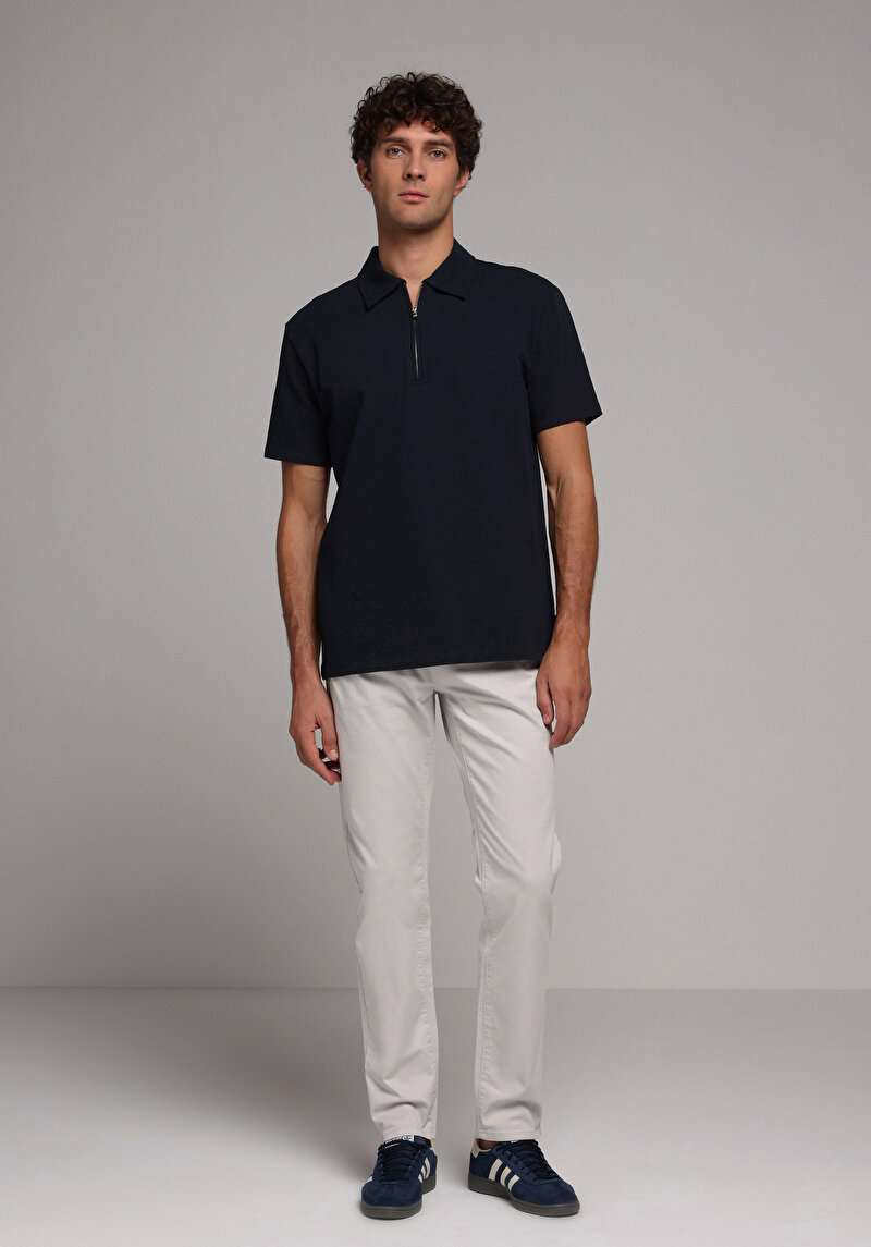 Straıght Fıt Düşük Bel Düz Paça Erkek Taş Pantolon