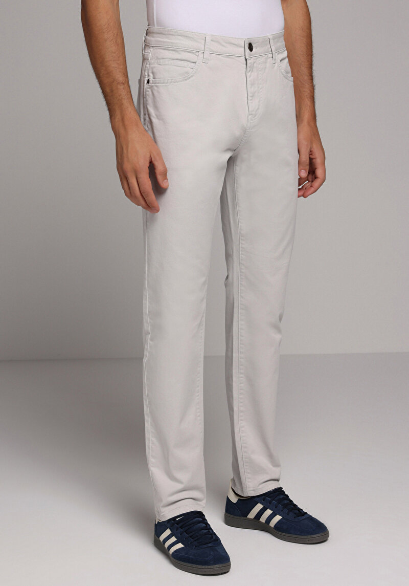 Straıght Fıt Düşük Bel Düz Paça Erkek Taş Pantolon