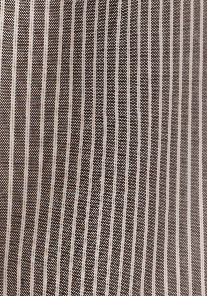 Straıght Fıt Yüksel Bel Geniş Paça Kadın Kahverengi  Pantolon