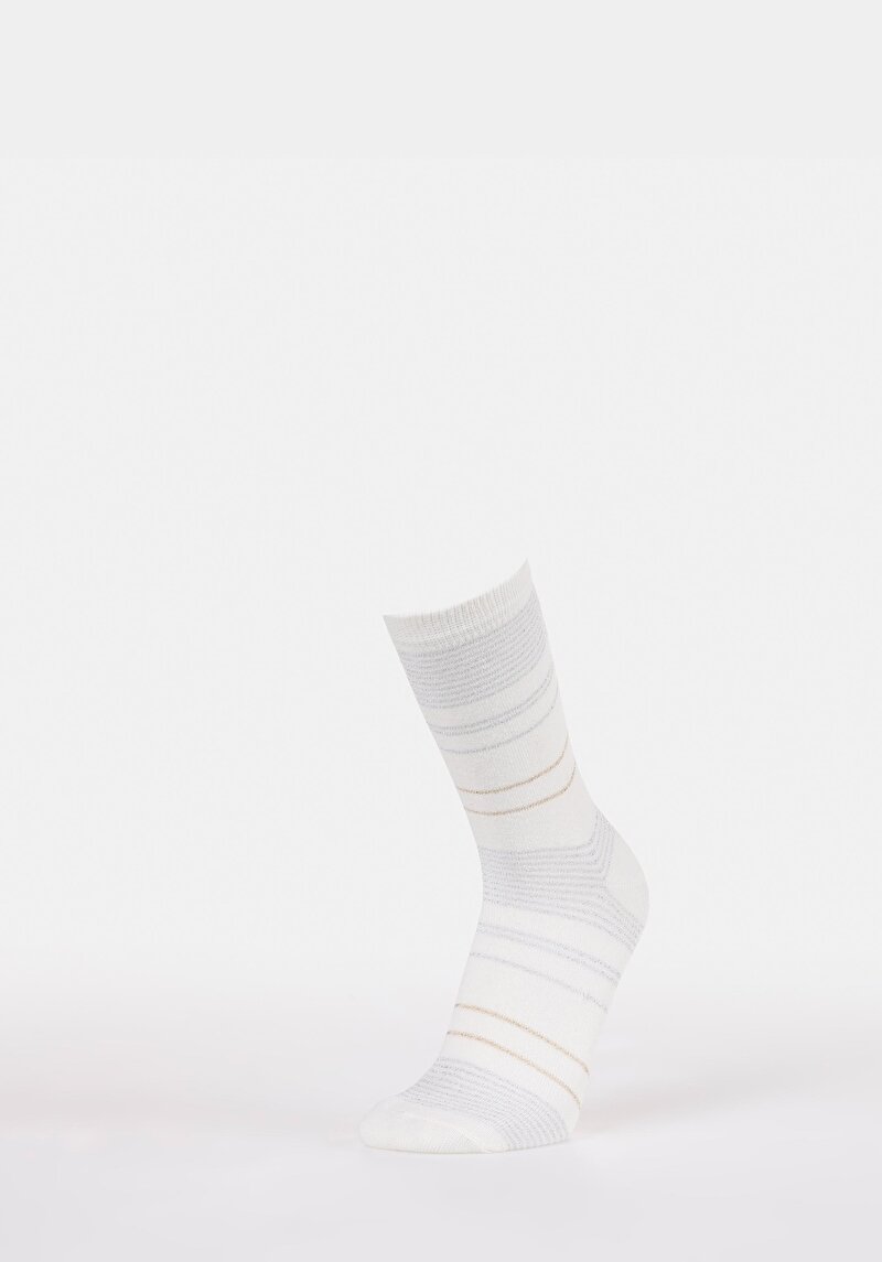 Kadın Ekru Çorap