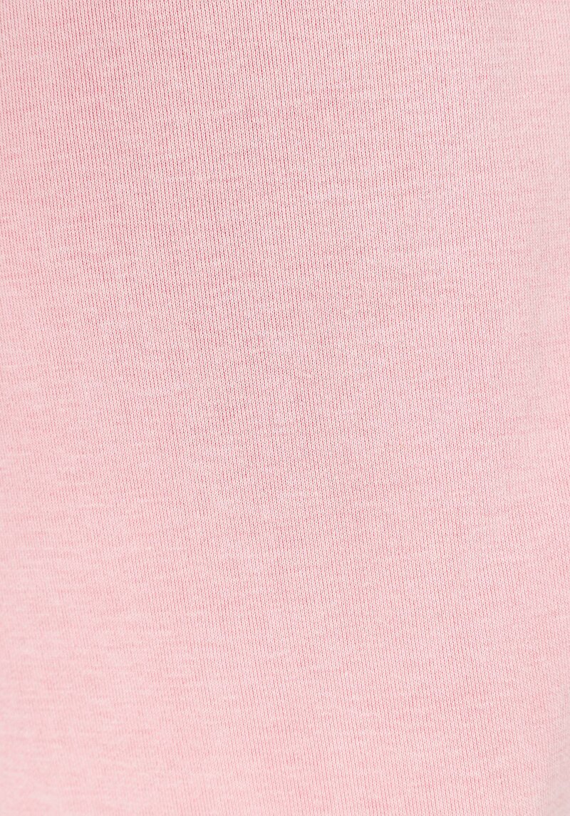 Regular Fit Orta Bel Düz Kadın Pembe Şort