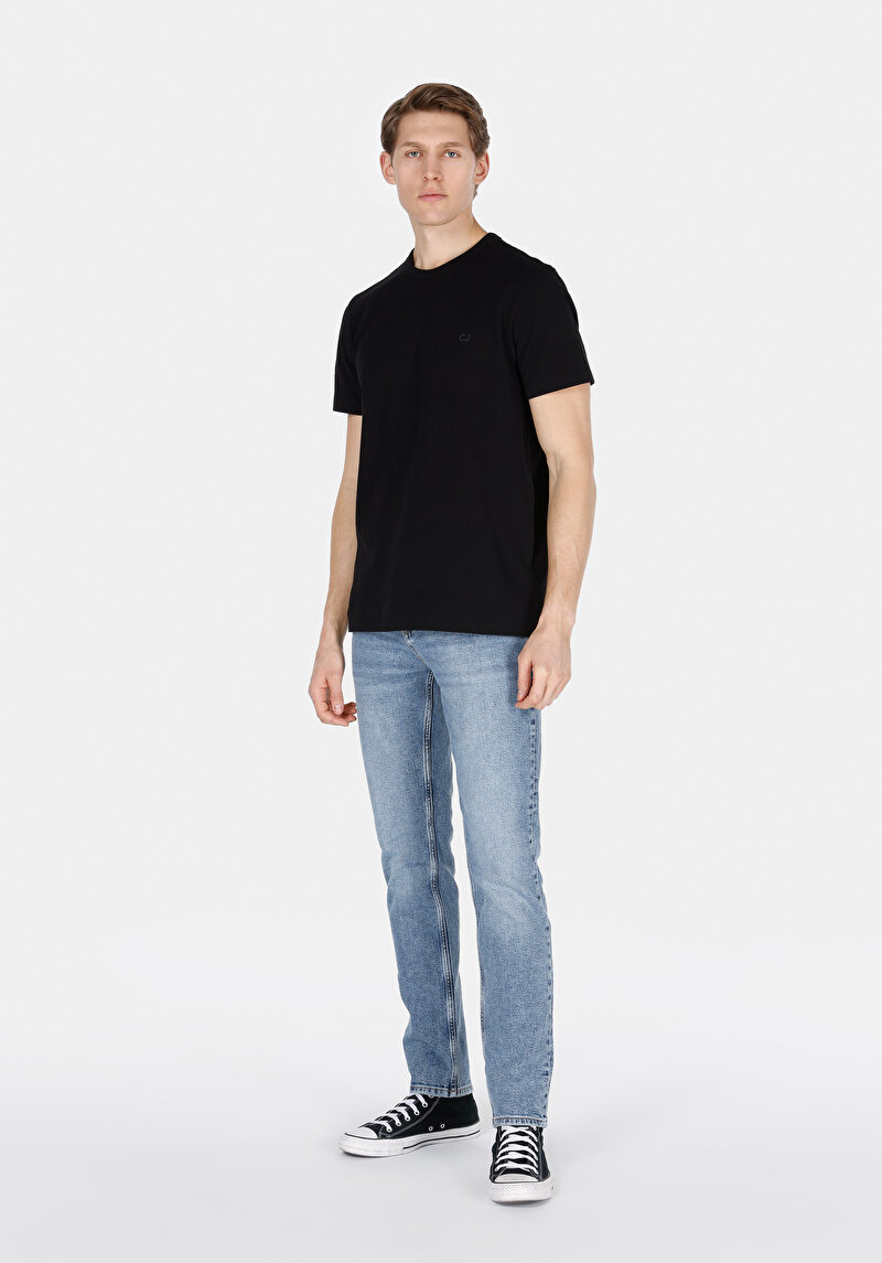 Straight Fit Düşük Bel Düz Paça Erkek Denim Jean Pantolon