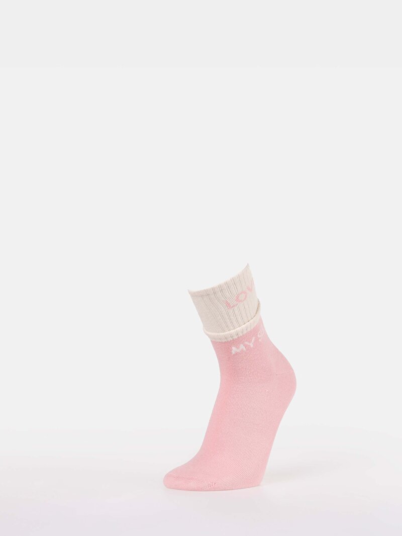 Kadın Pembe Çorap