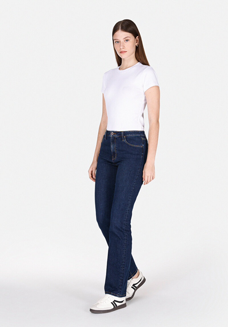 Slim Fit Yuvarlak Yaka Düz Kadın Beyaz Kısa Kol Tişört