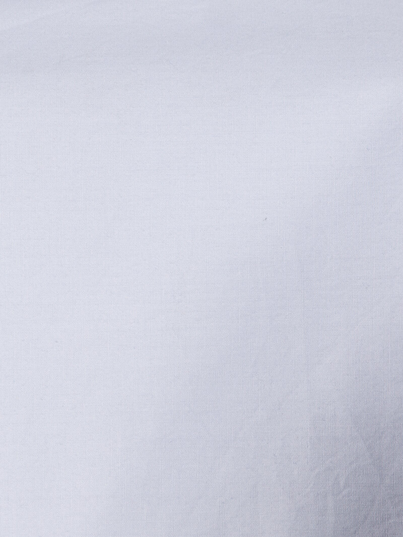 Relaxed Fit Shirt Neck Düz Kadın Mavi Uzun Kol Gömlek