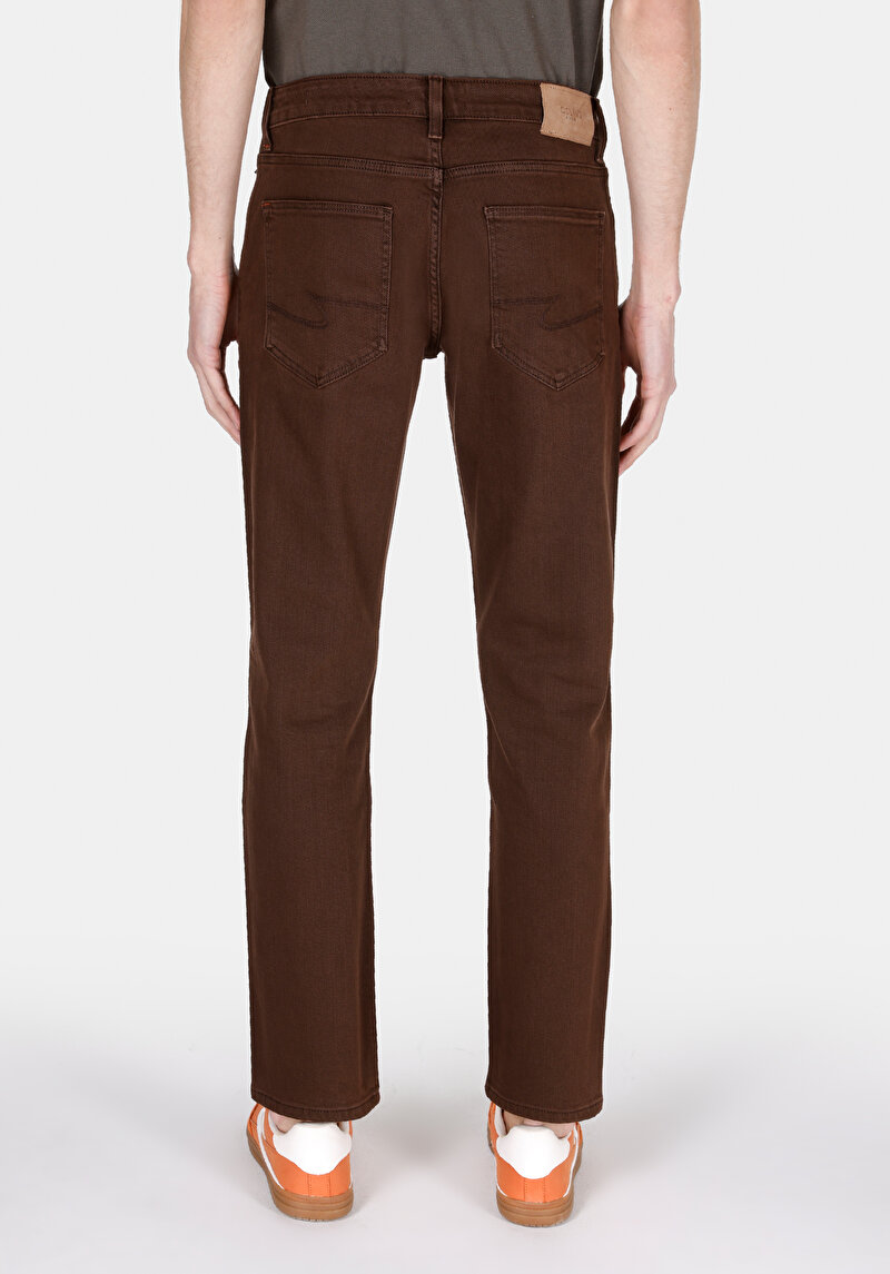 Straight Fit Düşük Bel Düz Paça Erkek Denim Jean Pantolon