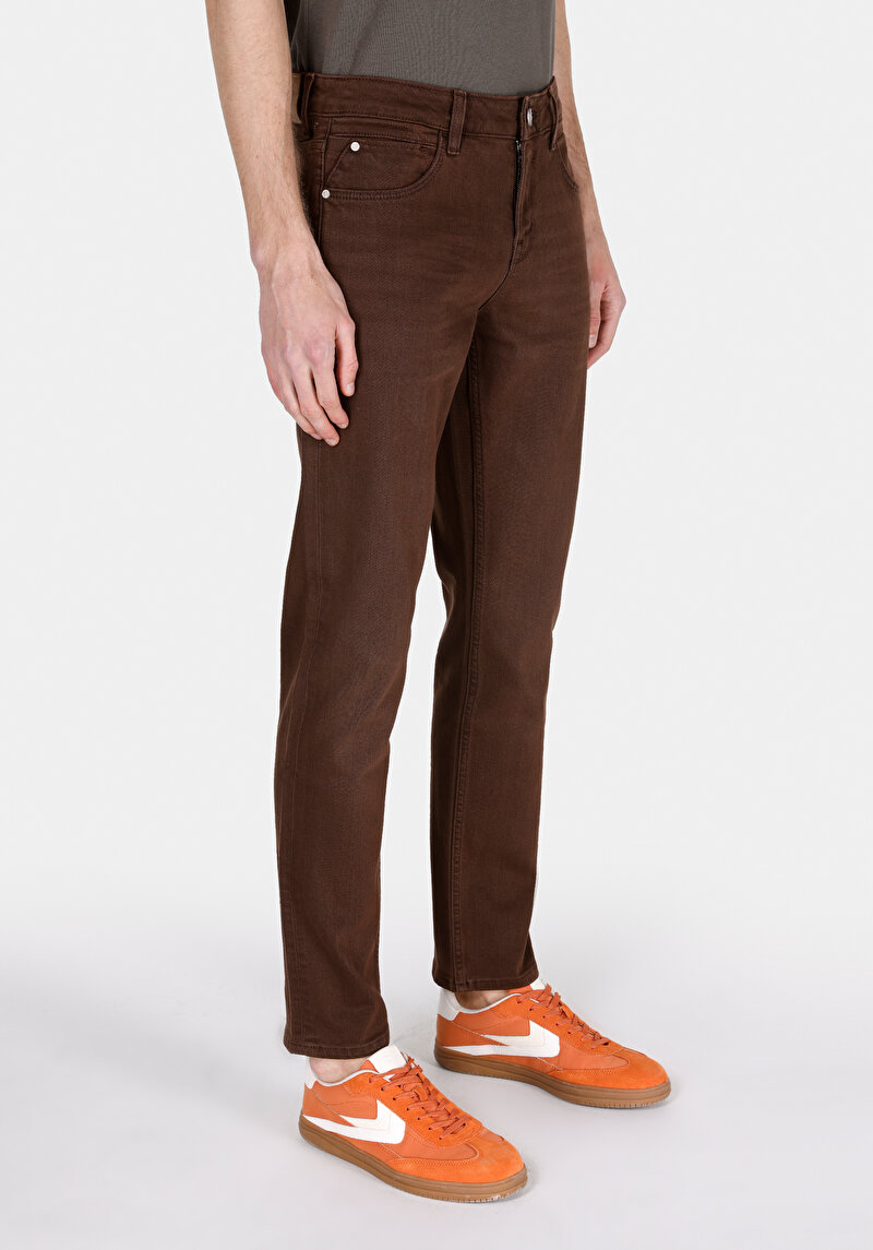 Straight Fit Düşük Bel Düz Paça Erkek Denim Jean Pantolon