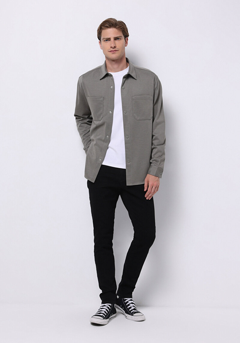 Slim Fit Düşük Bel Dar Paça Erkek Siyah Jean Pantolon