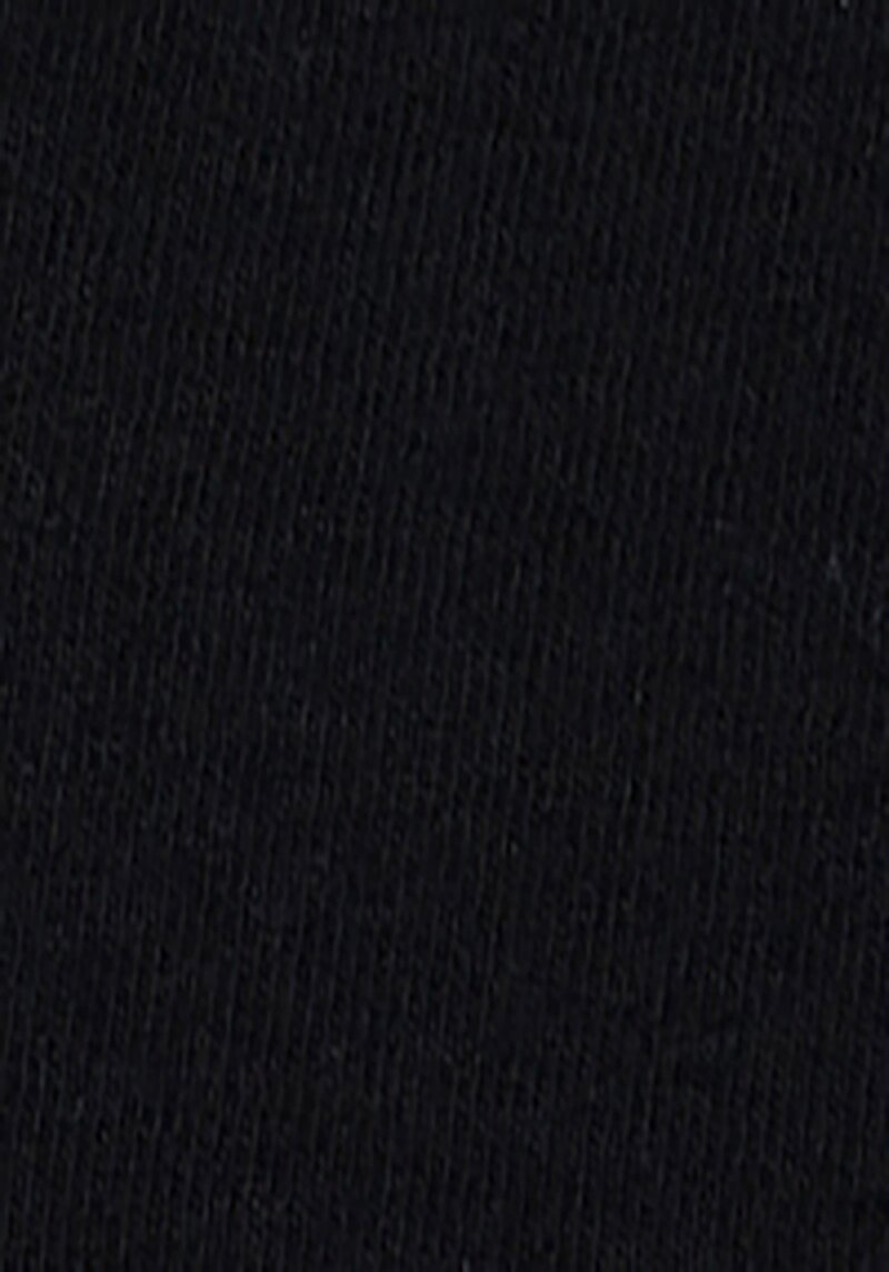 Slim Fit Placket Neck Düz Erkek Siyah Kısa Kol Tişört
