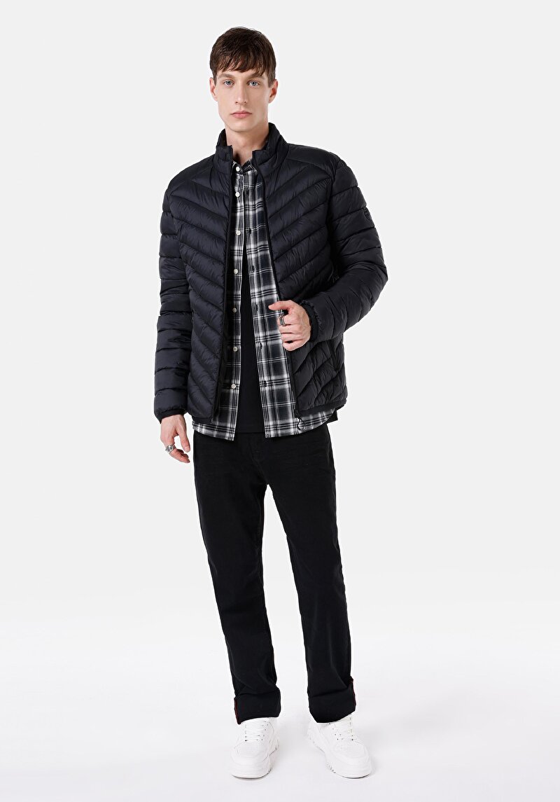 Slim Fit     Erkek Siyah Mont Cl1062510