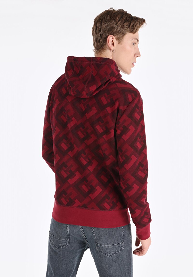 Regular Fit Erkek Mor Sweatshirt