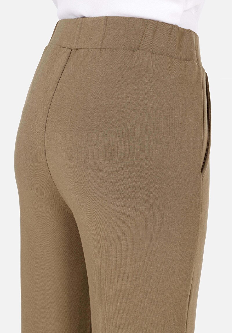 Regular Fit Orta Bel  Kadın Yeşil Eşofman Altı