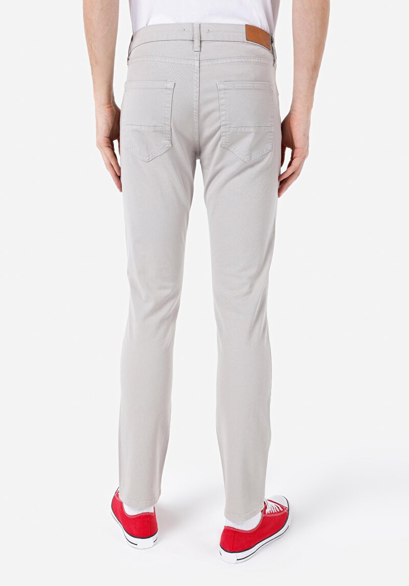 Straight Fit Düşük Bel Düz Paça Erkek Taş Astarsız Pantolon