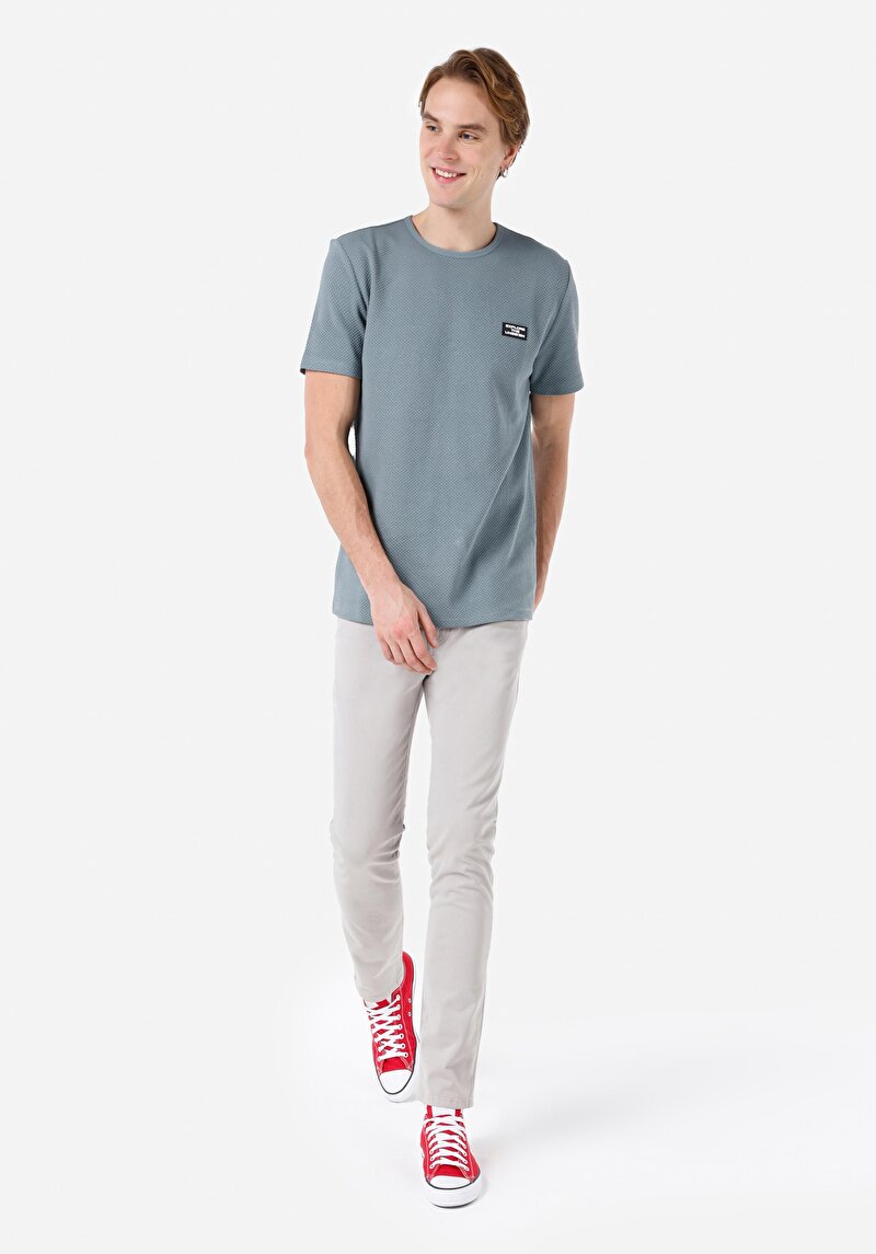 Straight Fit Düşük Bel Düz Paça Erkek Taş Astarsız Pantolon