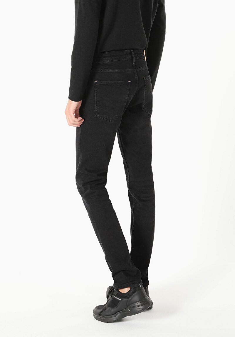 Straight Fit Düşük Bel Düz Paça Erkek Denim Jean Pantolon