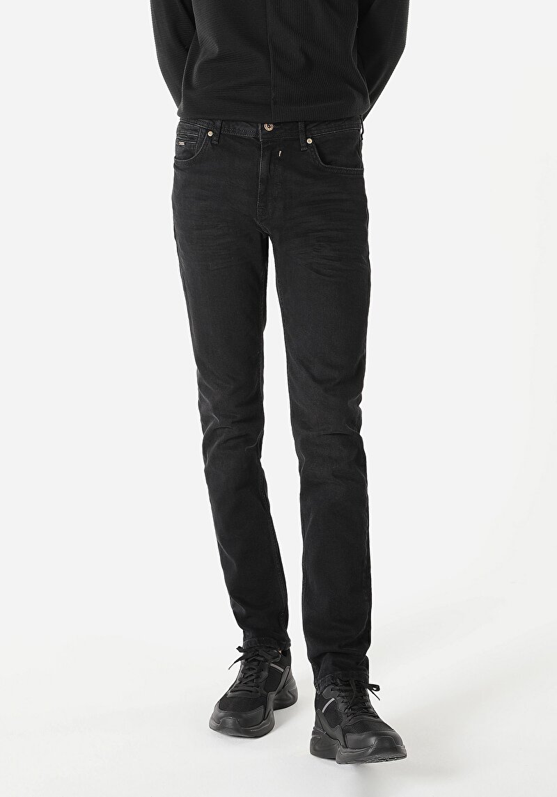 Straight Fit Düşük Bel Düz Paça Erkek Denim Jean Pantolon