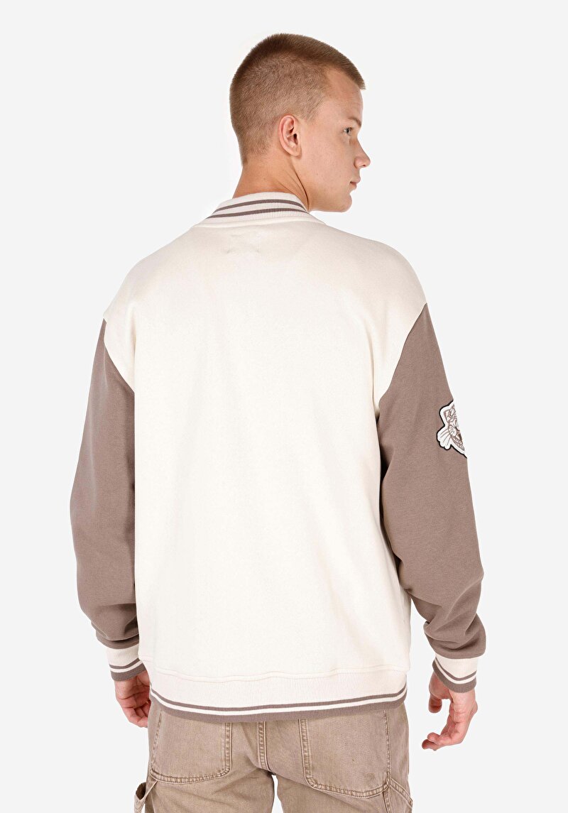 Regular Fit Erkek Ekru Ceket