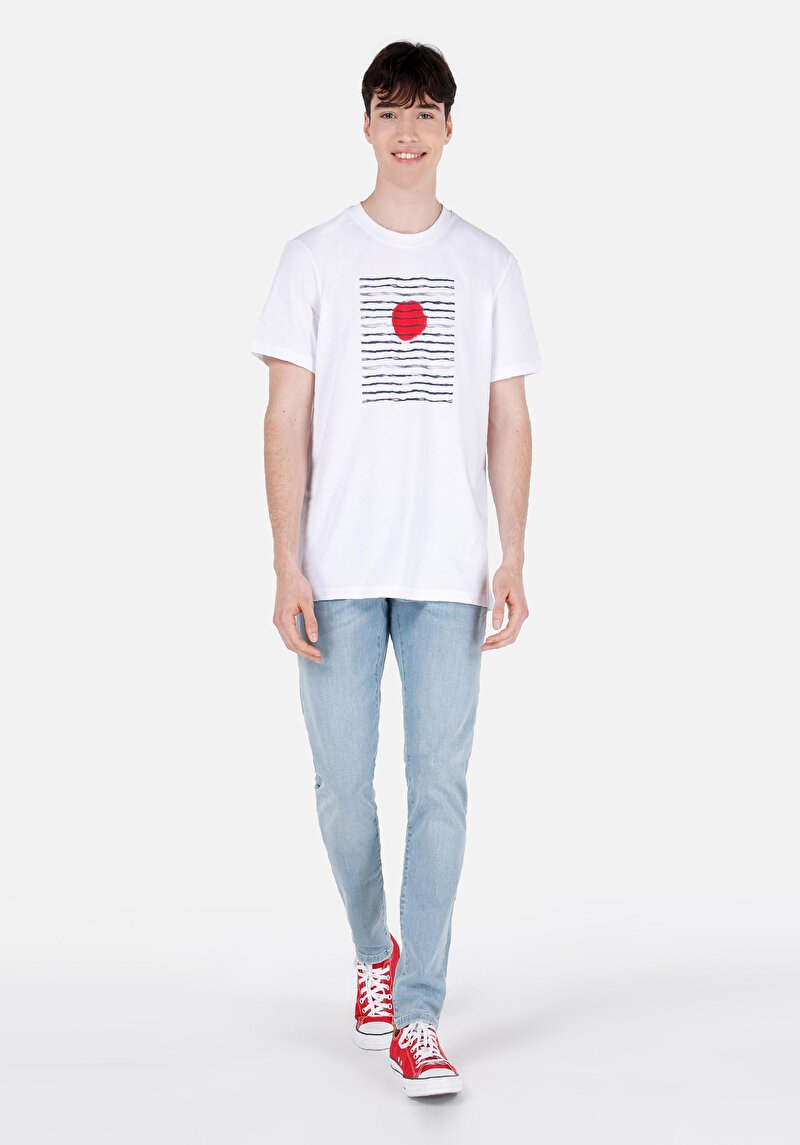 Slim Fit Pamuklu Erkek İndigo Jean Pantolon