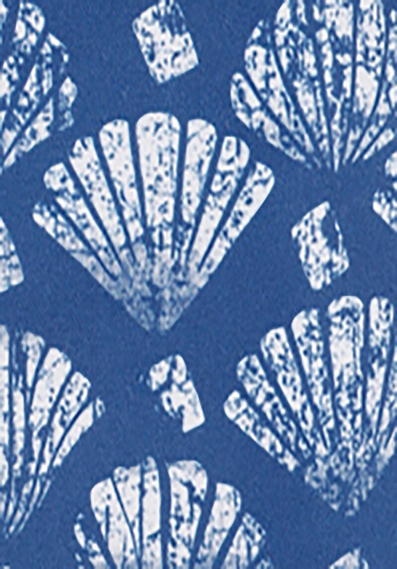 Slim Fit Erkek Desen Baskılı Lacivert Deniz Şortu