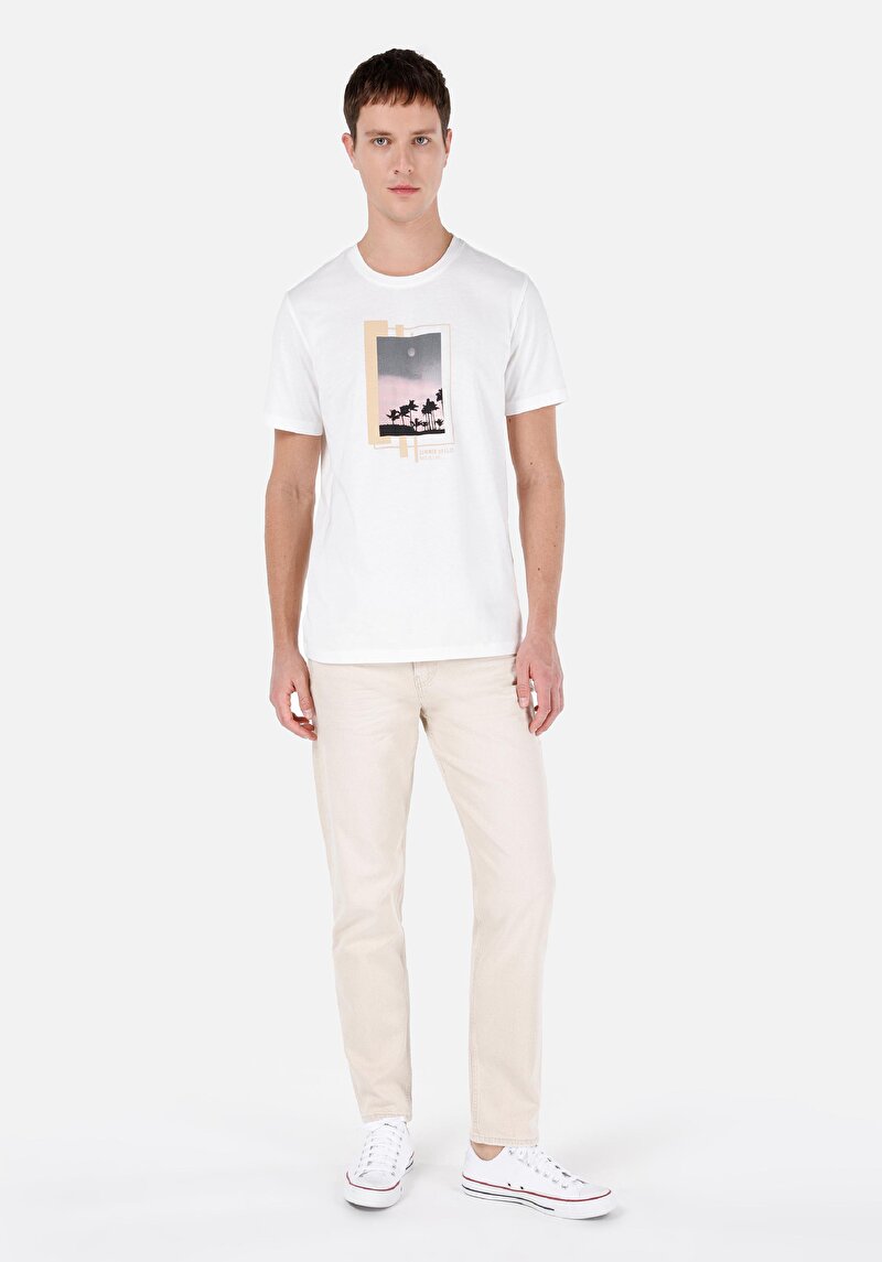 Loose Straight Fit Orta Bel Düz Paça Erkek Denim Jean Pantolon