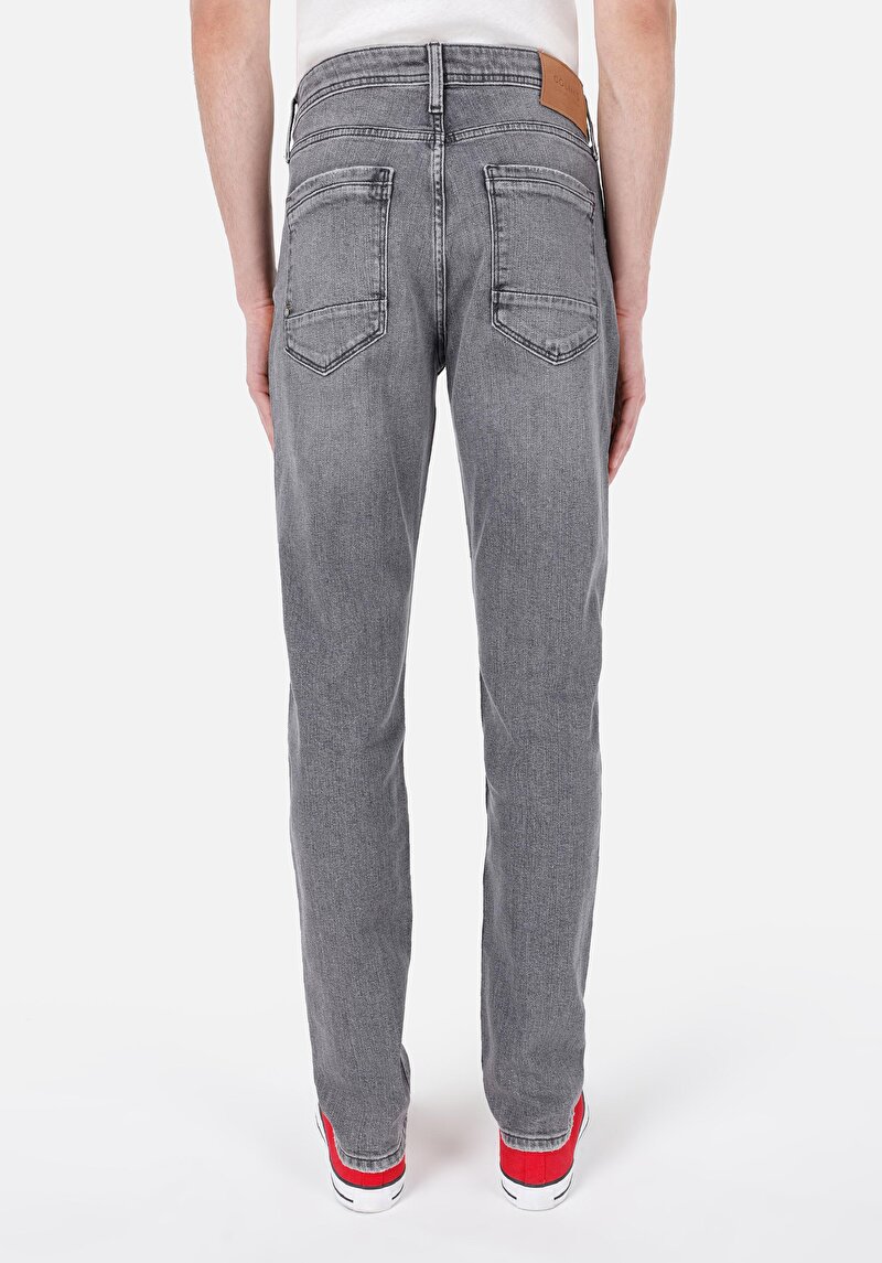 Straight Fit Erkek Siyah Jean Pantolon