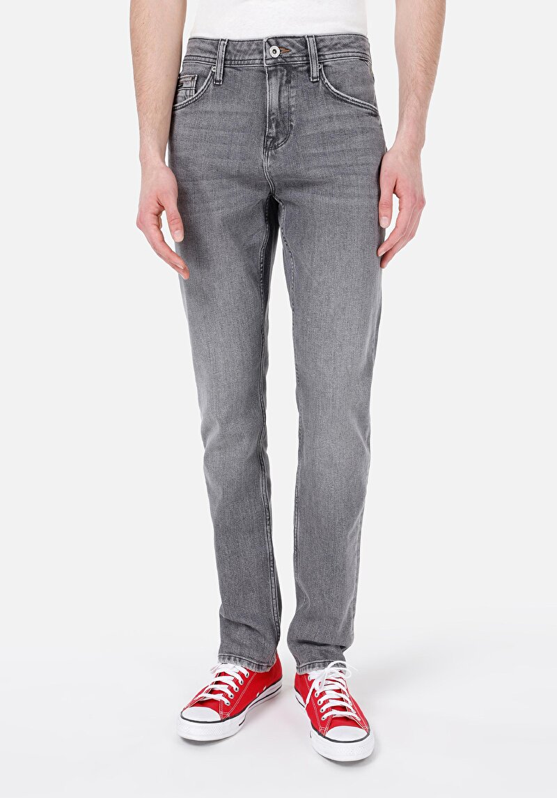 Straight Fit Erkek Siyah Jean Pantolon