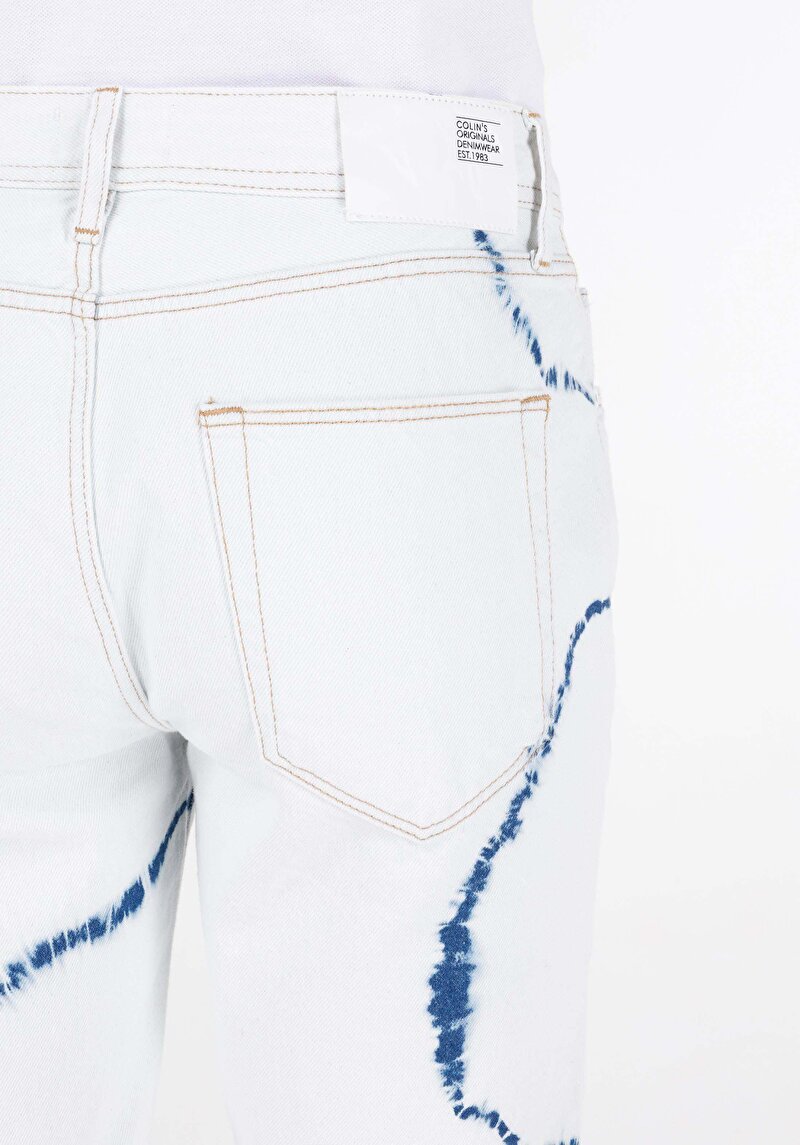 Regular Fit Orta Bel  Erkek Natural Jean Şort