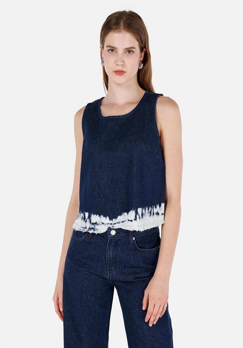 Slim Fit Kadın Denim Gömlek