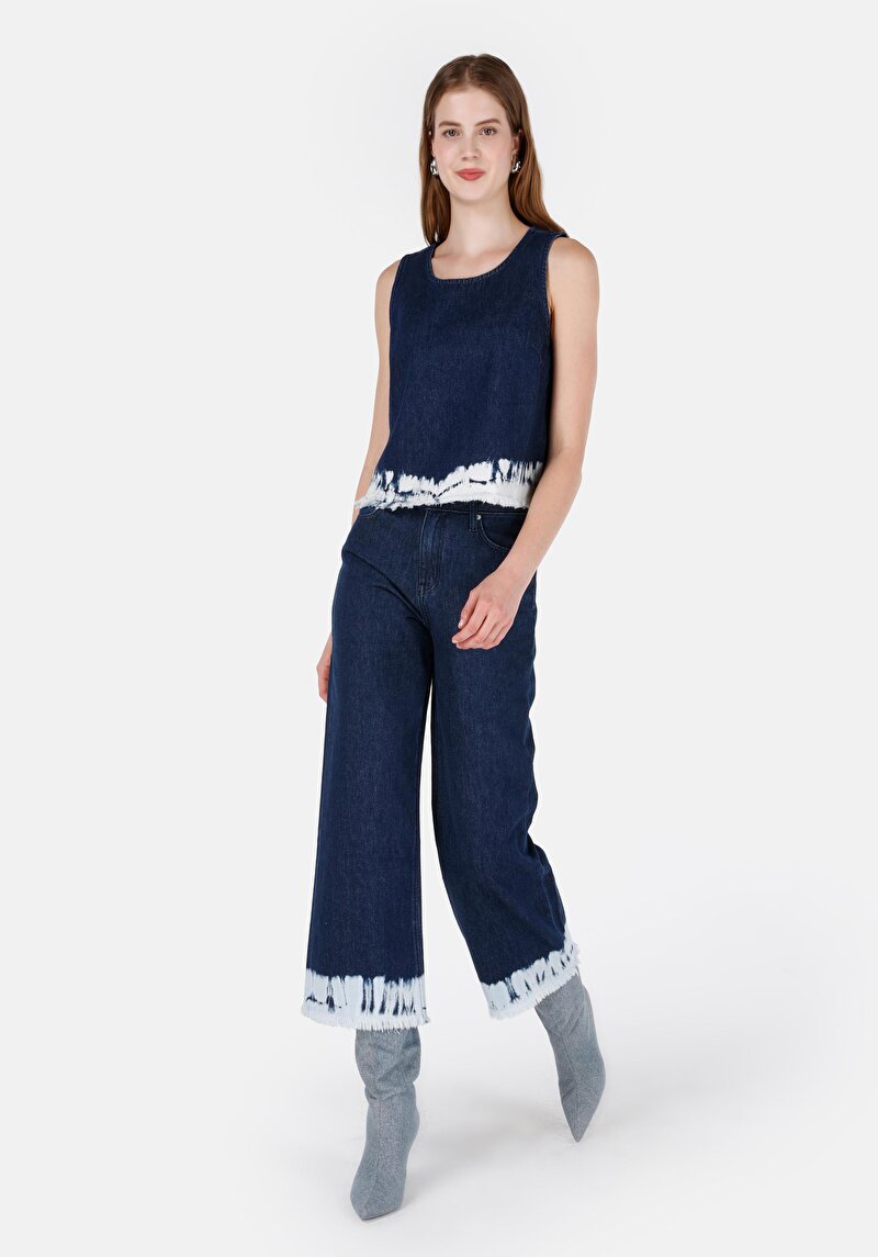 Slim Fit Kadın Denim Gömlek